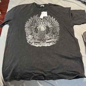brand new never worn garage black oversize tee size xs